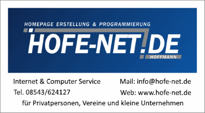 Homepage Erstellung & Programmierung HOFE-NET.DE